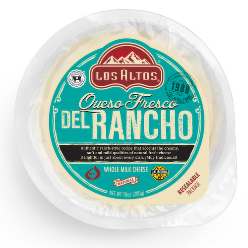 Los Altos Del Rancho Queso Fresco Whole Milk